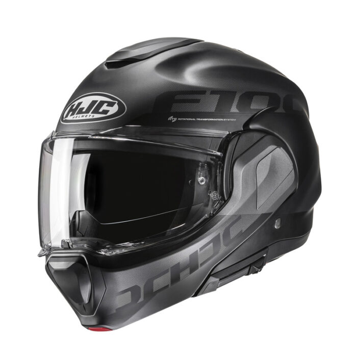 KASK MOTOCYKLOWY HJC F100 HETAL BLACK