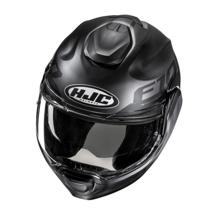 KASK MOTOCYKLOWY HJC F100 HETAL BLACK - obrazek 2