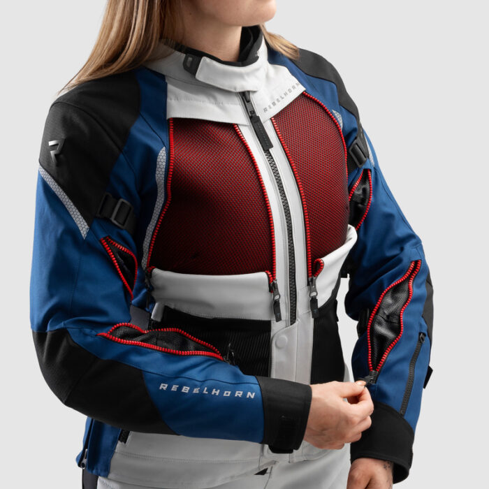 Rebelhorn Kurtka HARDY 3.0 Lady Blue/Grey/Red - obrazek 5