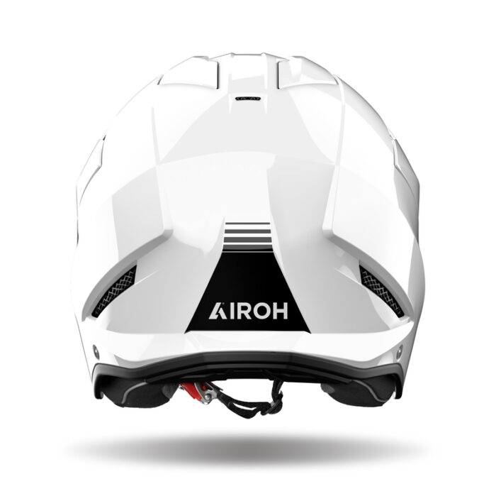 KASK MOTOCYKLOWY AIROH KOMBAKT COLOR WHITE GLOSS - obrazek 3