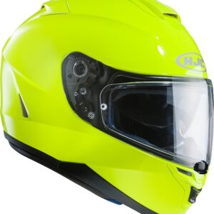 KASK MOTOCYKLOWY HJC IS-17 SOLID FLUO GREEN