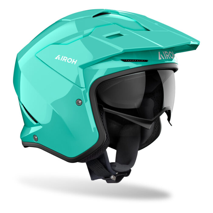 KASK MOTOCYKLOWY AIROH KOMBAKT COLOR AQUAMARINE GLOSS - obrazek 2