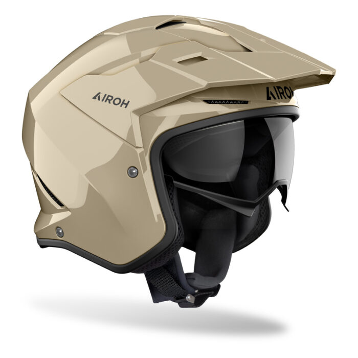 KASK MOTOCYKLOWY AIROH KOMBAKT COLOR MOKA GLOW GLOSS - obrazek 2