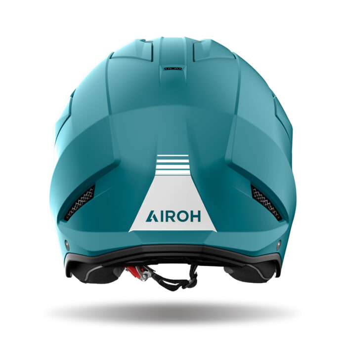 KASK MOTOCYKLOWY AIROH KOMBAKT COLOR PETROL GREEN MATT - obrazek 3