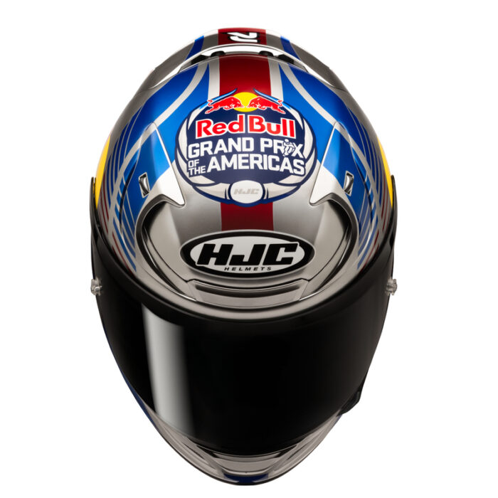 KASK MOTOCYKLOWY HJC RPHA12 RED BULL AUSTIN GP 2 - obrazek 4