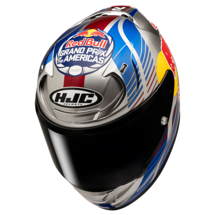 KASK MOTOCYKLOWY HJC RPHA12 RED BULL AUSTIN GP 2 - obrazek 5