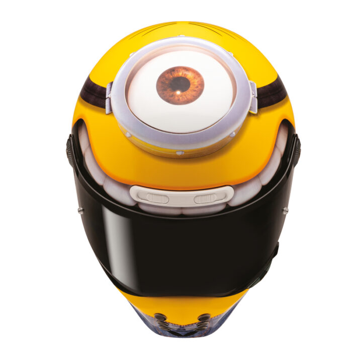 KASK MOTOCYKLOWY HJC V10 STUART MINIONS YELLOW - obrazek 2