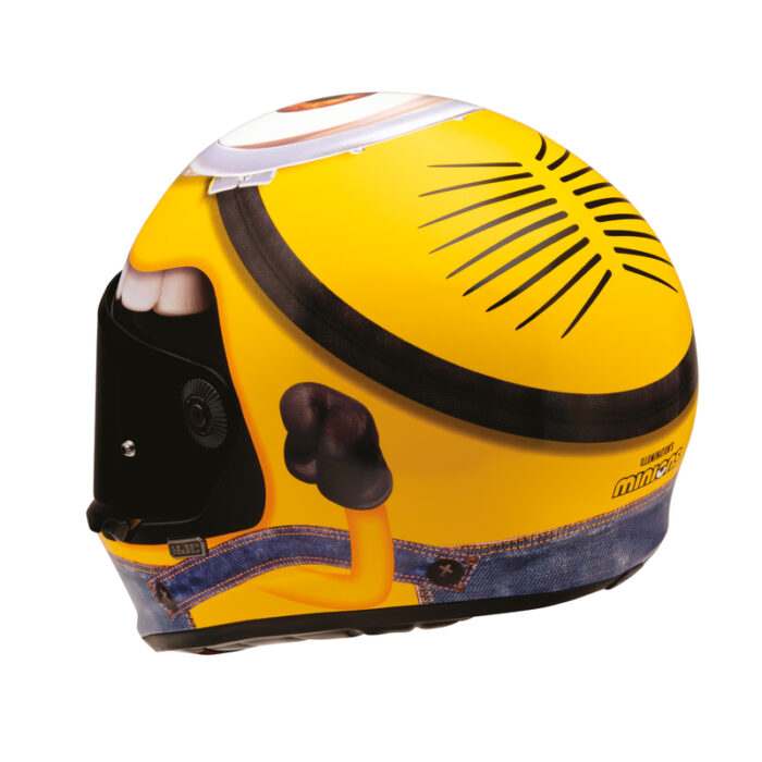 KASK MOTOCYKLOWY HJC V10 STUART MINIONS YELLOW - obrazek 3