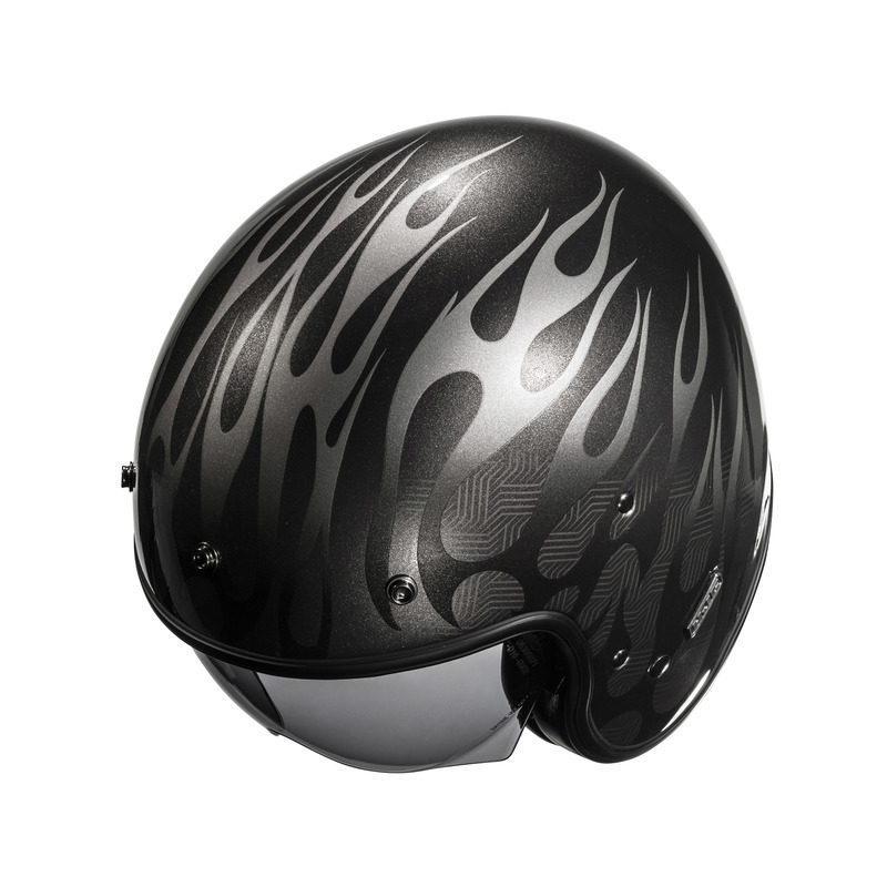 KASK MOTOCYKLOWY HJC V31 FIRO BLACK - obrazek 4