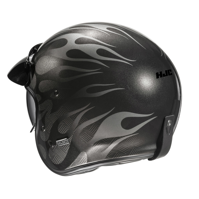 KASK MOTOCYKLOWY HJC V31 FIRO BLACK - obrazek 5
