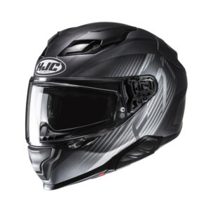 KASK MOTOCYKLOWY HJC F71 CATOS BLACK GREY