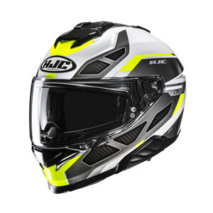 KASK MOTOCYKLOWY HJC I71 ZEST WHITE YELLOW
