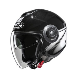 KASK MOTOCYKLOWY HJC I40N VISION BLACK WHITE