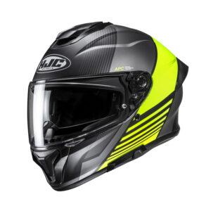 KASK MOTOCYKLOWY HJC C71 MORIX BLACK YELLOW