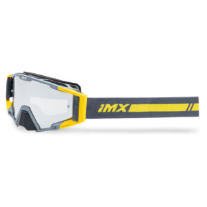 IMX Gogle SAND Grey Matt/Fluo Yellow - Szyba Silver Iridium + Clear (2 szyby w zestawie)