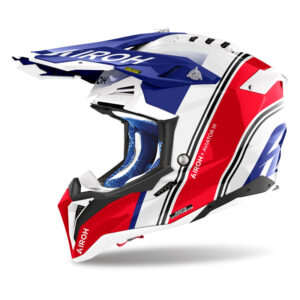 KASK MOTOCYKLOWY AIROH AVIATOR 3 HIMA RED GLOSS