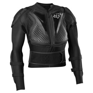 KOSZULKA Z OCHRANIACZAMI JUNIOR FOX TITAN SPORT BLACK