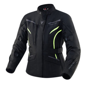 KURTKA MOTOCYKLOWA TEKSTYLNA DAMSKA REBELHORN HIKER 3 BLACK FLUO YELLOW