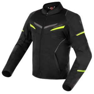 KURTKA MOTOCYKLOWA TEKSTYLNA REBELHORN FLUX BLACK FLUO YELLOW