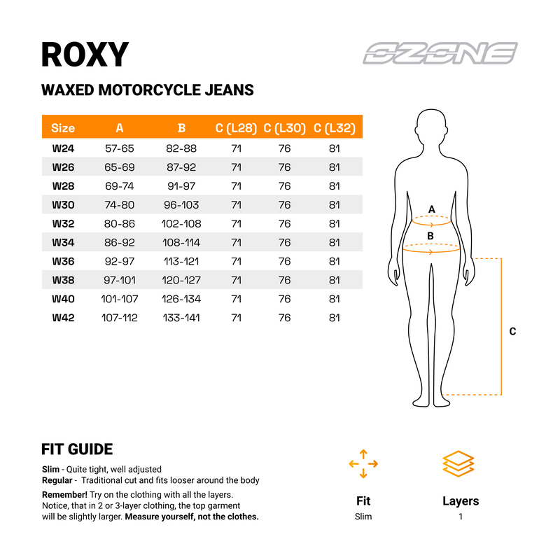 JEANSY MOTOCYKLOWE DAMSKIE OZONE ROXY WAXED BLACK - obrazek 9