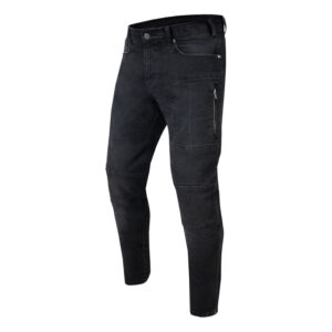 JEANSY MOTOCYKLOWE REBELHORN RAGE 2 TAPERED FIT WASHED BLACK