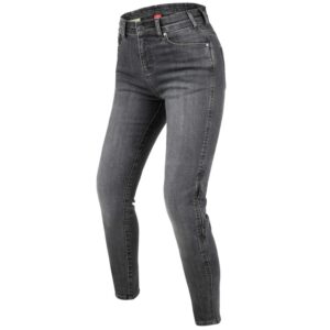 JEANSY MOTOCYKLOWE DAMSKIE REBELHORN CLASSIC 3 SLIM FIT WASHED GREY