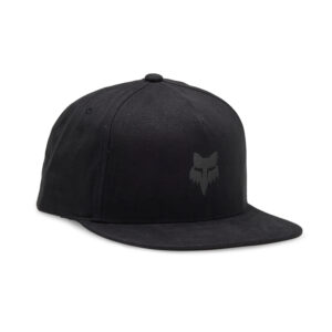CZAPKA Z DASZKIEM FOX HEAD SNAPBACK BLACK CHARCOAL