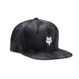 CZAPKA Z DASZKIEM FOX HEAD TECH SNAPBACK BLACK CAMO