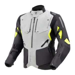 KURTKA MOTOCYKLOWA TEKSTYLNA REBELHORN HIKER 4 BLACK GREY FLUO YELLOW