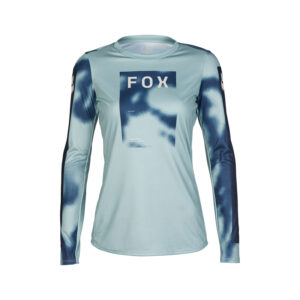 KOSZULKA ROWEROWA Z DŁUGIM RĘKAWEM DAMSKA FOX RANGER TAUNT GUNMETAL