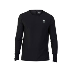 KOSZULKA ROWEROWA Z DŁUGIM RĘKAWEM FOX DEFEND THERMAL BLACK