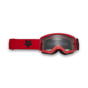 GOGLE MOTOCYKLOWE JUNIOR FOX MAIN CORE FLUO RED