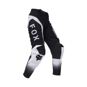 SPODNIE MOTOCYKLOWE JUNIOR FOX 180 LEAN BLACK WHITE