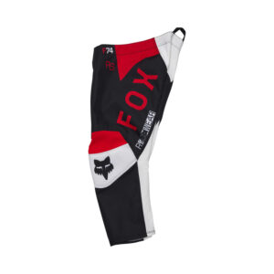 SPODNIE MOTOCYKLOWE JUNIOR FOX 180 RACE SPEC FLUO RED