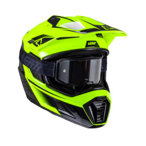 KASK MOTOCYKLOWY Z GOGLAMI LEATT KIT ADV 8.5 HI-VIZ XL