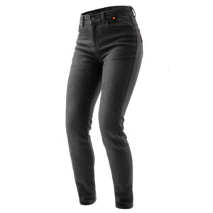 JEANSY MOTOCYKLOWE DAMSKIE REBELHORN BRONCO WASHED BLACK MONOLAYER