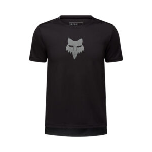 KOSZULKA ROWEROWA JUNIOR FOX RANGER HEAD BLACK