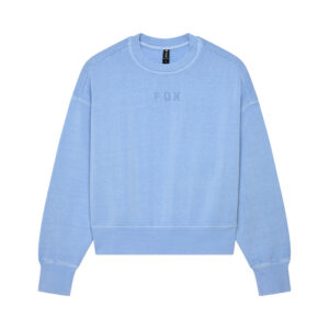 BLUZA DAMSKA FOX WORDMARK OVERSIZED FLEECE CREW CASHMERE BLUE
