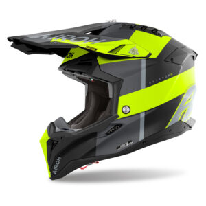 KASK MOTOCYKLOWY AIROH AVIATOR 3 MONARCH YELLOW MATT