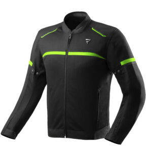 KURTKA MOTOCYKLOWA TEKSTYLNA REBELHORN ECHO BLACK FLUO YELLOW
