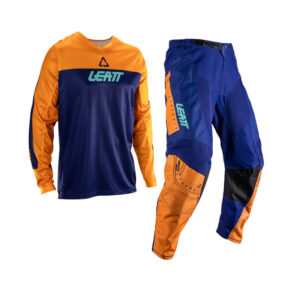 STRÓJ OFFROADOWY BLUZA I SPODNIE LEATT RIDE KIT MOTO 3.5 ORANGE XXL
