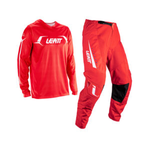 STRÓJ OFFROADOWY BLUZA I SPODNIE LEATT RIDE KIT MOTO 3.5 RED S