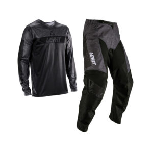 STRÓJ OFFROADOWY BLUZA I SPODNIE LEATT RIDE KIT MOTO 3.5 STEALTH BLACK GREY XL