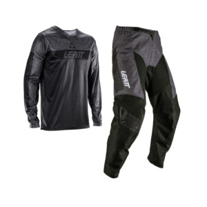 STRÓJ OFFROADOWY BLUZA I SPODNIE JUNIOR LEATT MINI RIDE KIT 3.5 STEALTH BLACK GREY XS