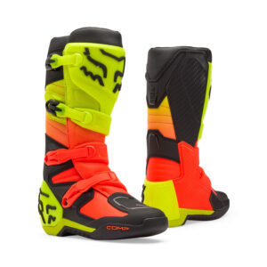 BUTY MOTOCYKLOWE FOX COMP ORANGE YELLOW 9 (WKŁADKA