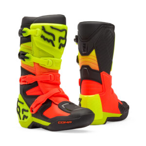BUTY MOTOCYKLOWE JUNIOR FOX COMP ORANGE YELLOW Y6 (WKŁADKA