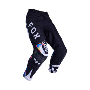 SPODNIE MOTOCYKLOWE FOX 180 IMAGE COSMO WHITE BLACK