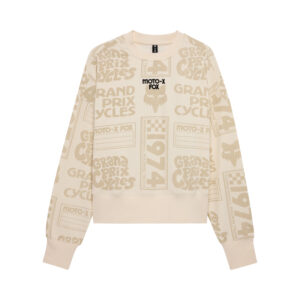 BLUZA DAMSKA FOX CIRCA 74 OVERSIZED FLEECE CREW OFF WHITE