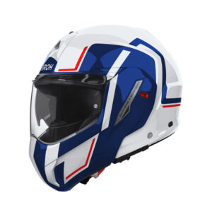 KASK MOTOCYKLOWY AIROH MATHISSE 2 GENIUS BLUE RED GLOSS