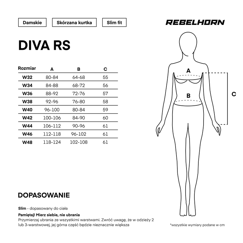 KURTKA MOTOCYKLOWA SKÓRZANA DAMSKA REBELHORN DIVA RS BLACK RED - obrazek 16